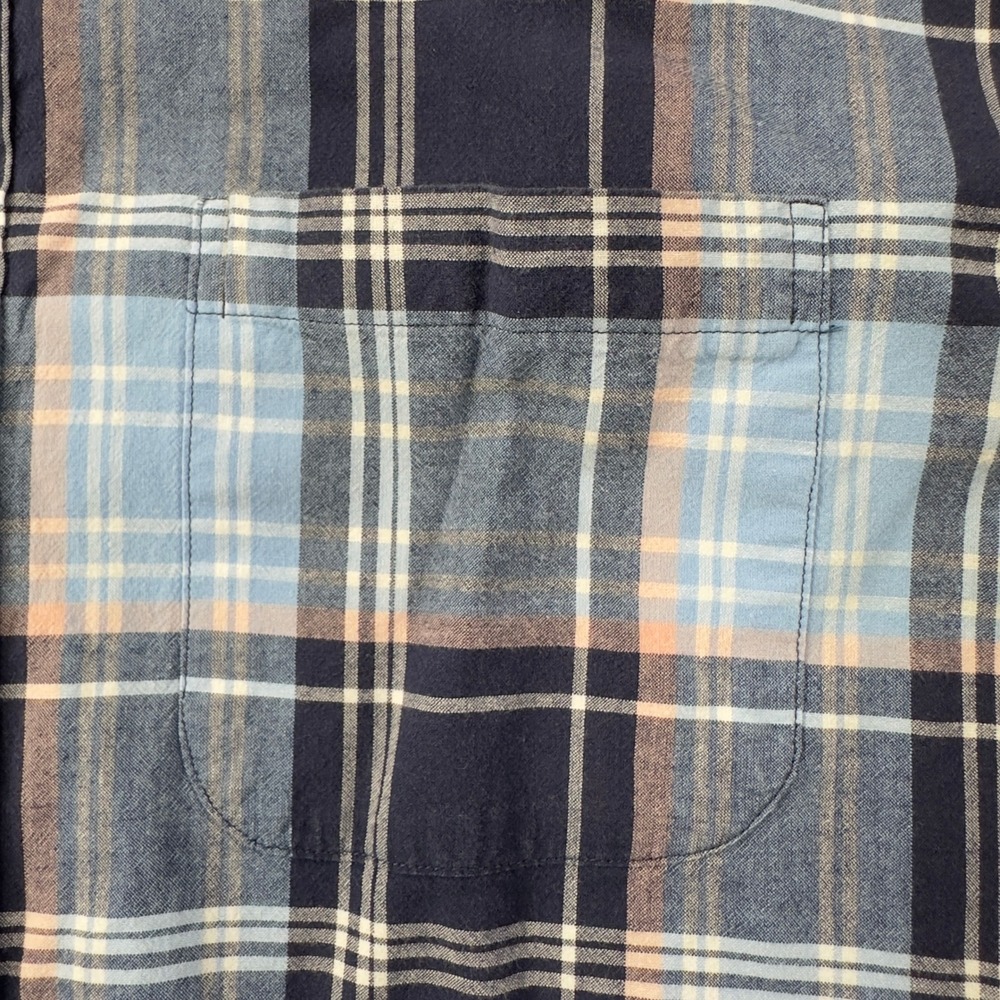 Brooks Brothers Shirt Mens XL Regent Original Polo Blue Plaid Button Down S/S - Picture 3 of 5